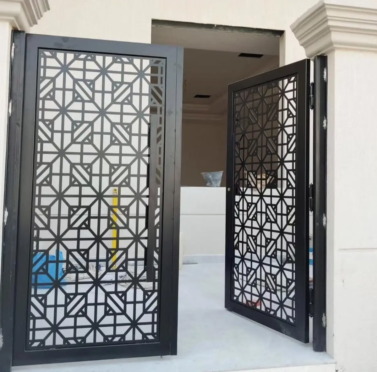 Steel CNC Door And Railing 06 - Kuwait